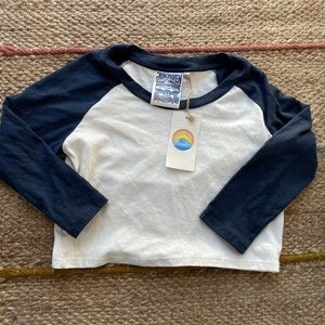 Cropped Jungmaven Top - Baseball!